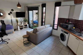Studio avec jardin proche de la mer et commerces